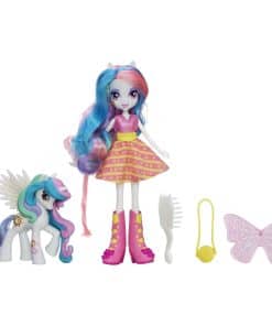 Conjunto de muñeca y pony Celestia de My Little Pony