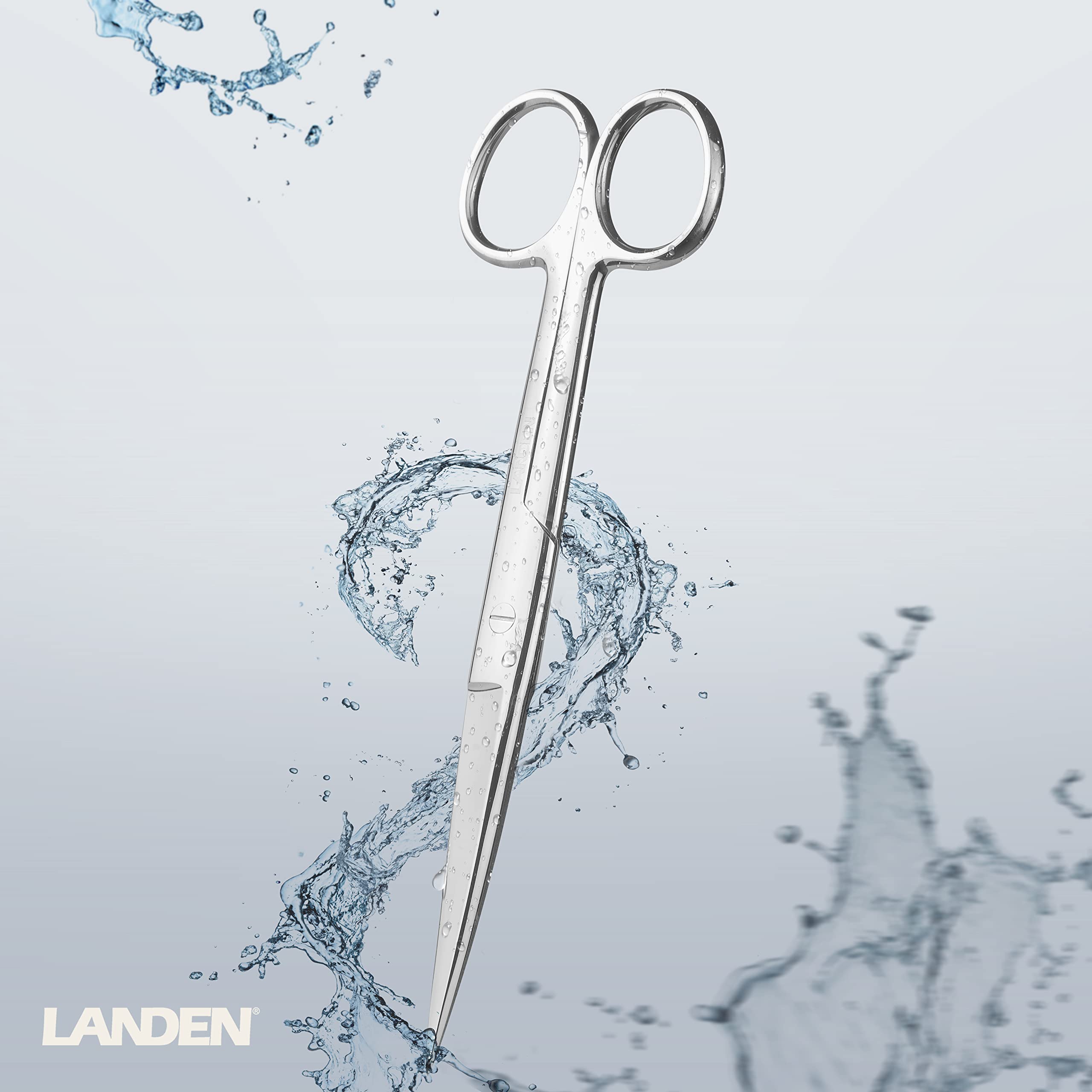 Tijeras para recortar acuarios en acero inoxidable LANDEN - Imagen 5