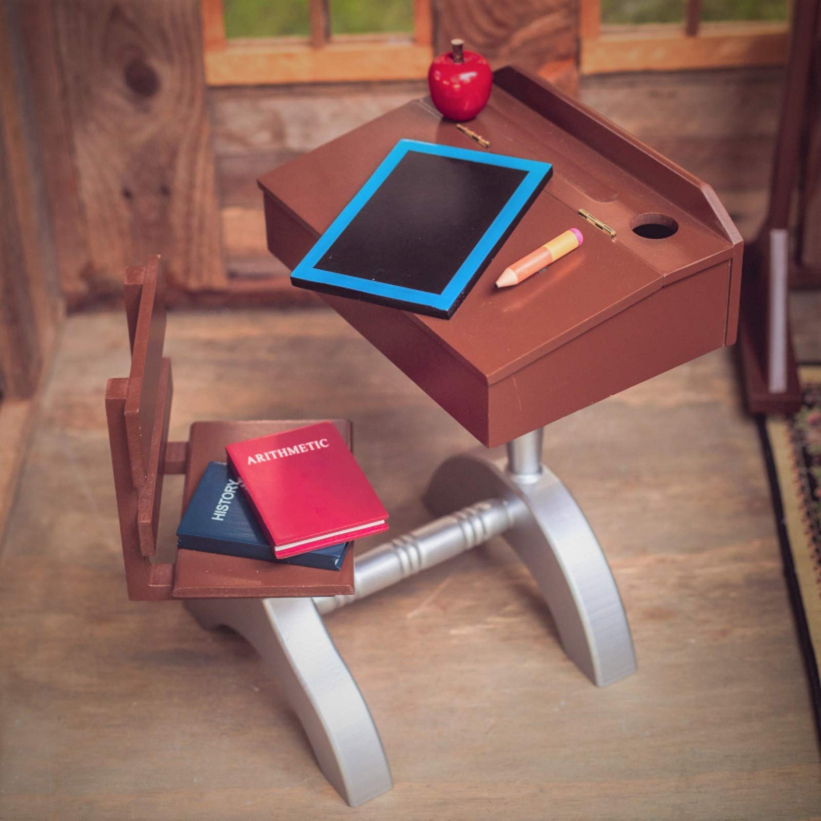 Muebles para muñecas de 18 pulgadas de -Marrón - Imagen 3