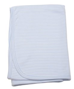 Manta de rayas sencillas Kissy Kissy - Azul-Talla única