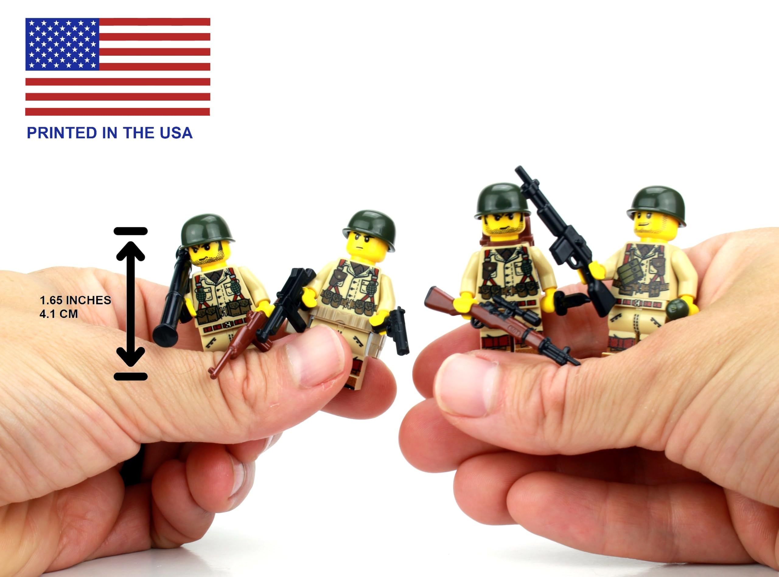 Escuadrón Completo de Soldados Tan del Ejército de EE. UU. - Imagen 4