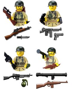 Escuadrón Completo de Soldados Tan del Ejército de EE. UU.