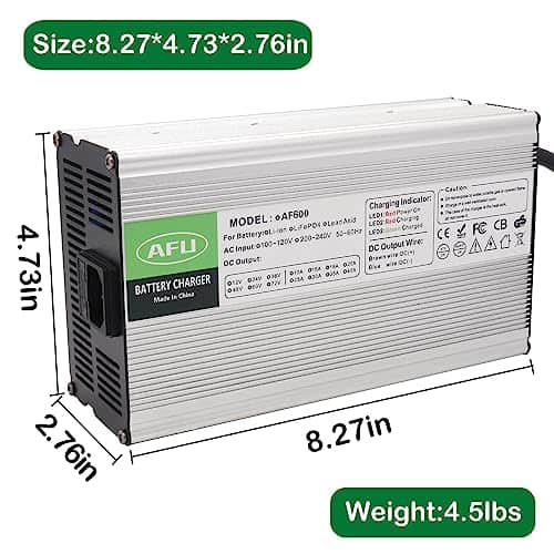 Cargador de Batería LiFePO4 de 29.2V 20A, Mantenedor de - Imagen 3