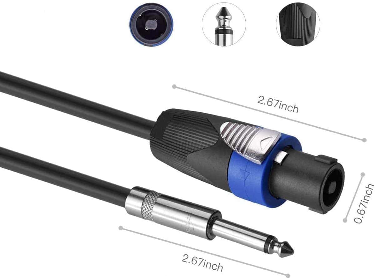 Cable de Altavoz Yoico Pro de 200 Pies Speakon a 1/4 - - Imagen 4