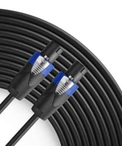 Cable de altavoz de 200 pies 12AWG Speakon a Speakon Yoico