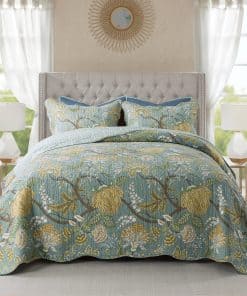 Juego de Colchas y Edredones Reversible de Algodón NEWLAKE