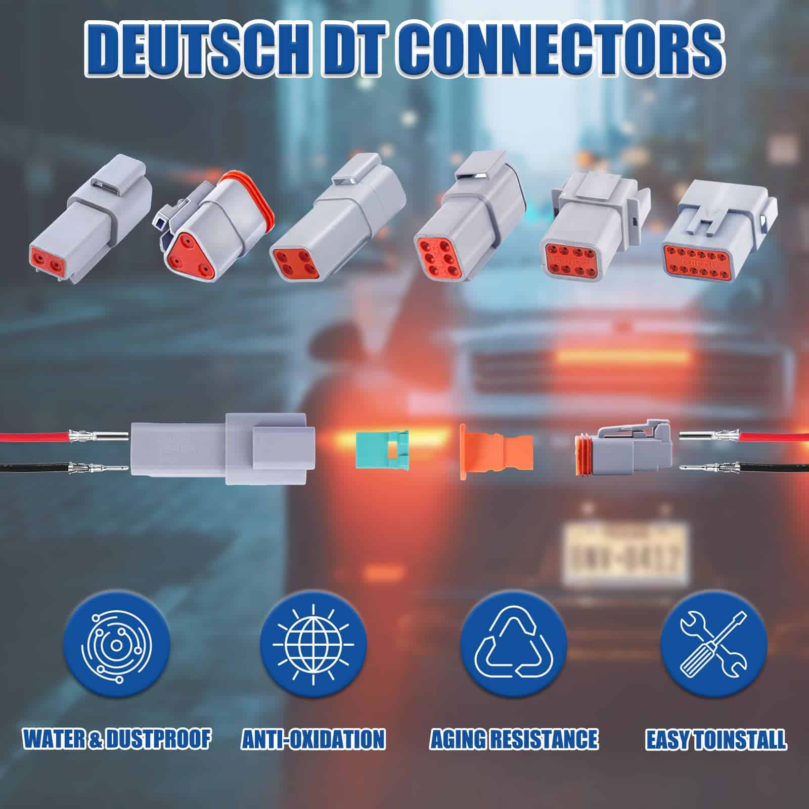 Kit de Conector Deutsch DT de 236 Piezas, 5 Juegos de - Imagen 7