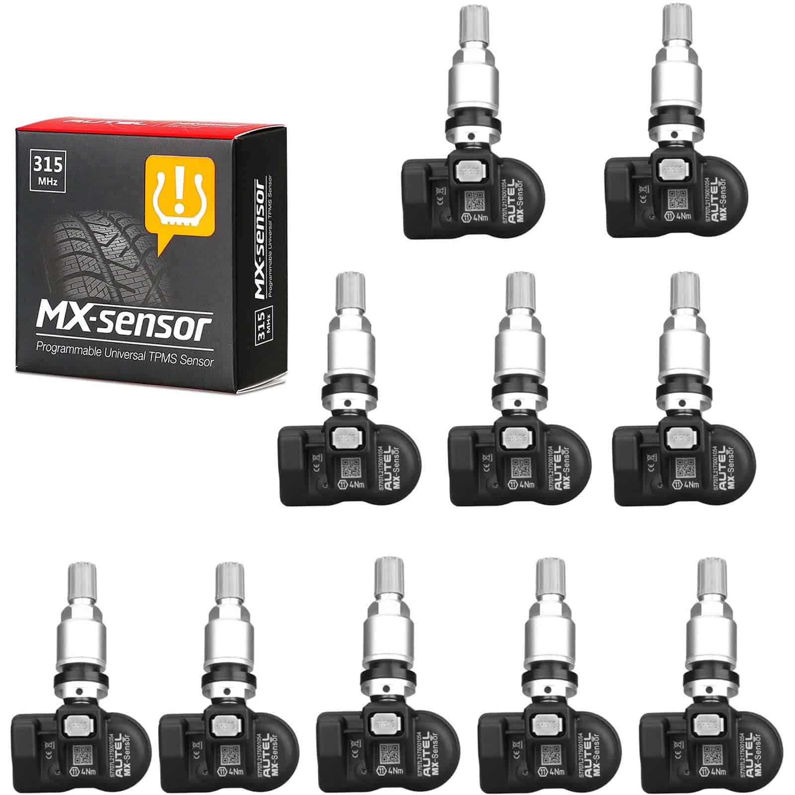 Autel MaxiTPMS MX Sensor Pack de 10 sensores de metal con
