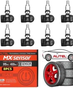 Autel MaxiTPMS MX Sensor 8pcs Pack Metal Stem 315/433MHz