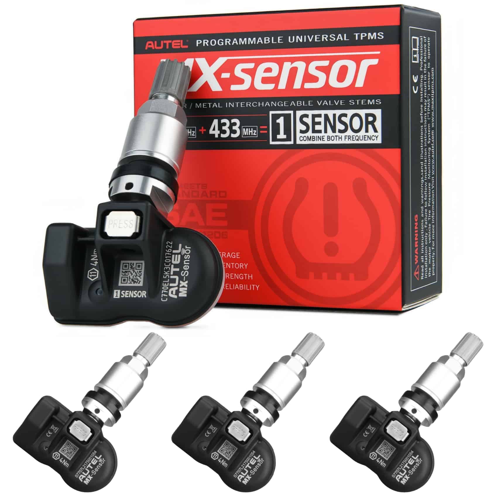 Sensor de TPMS Autel 2 en 1 MX-Sensor 315Mhz/433Mhz de