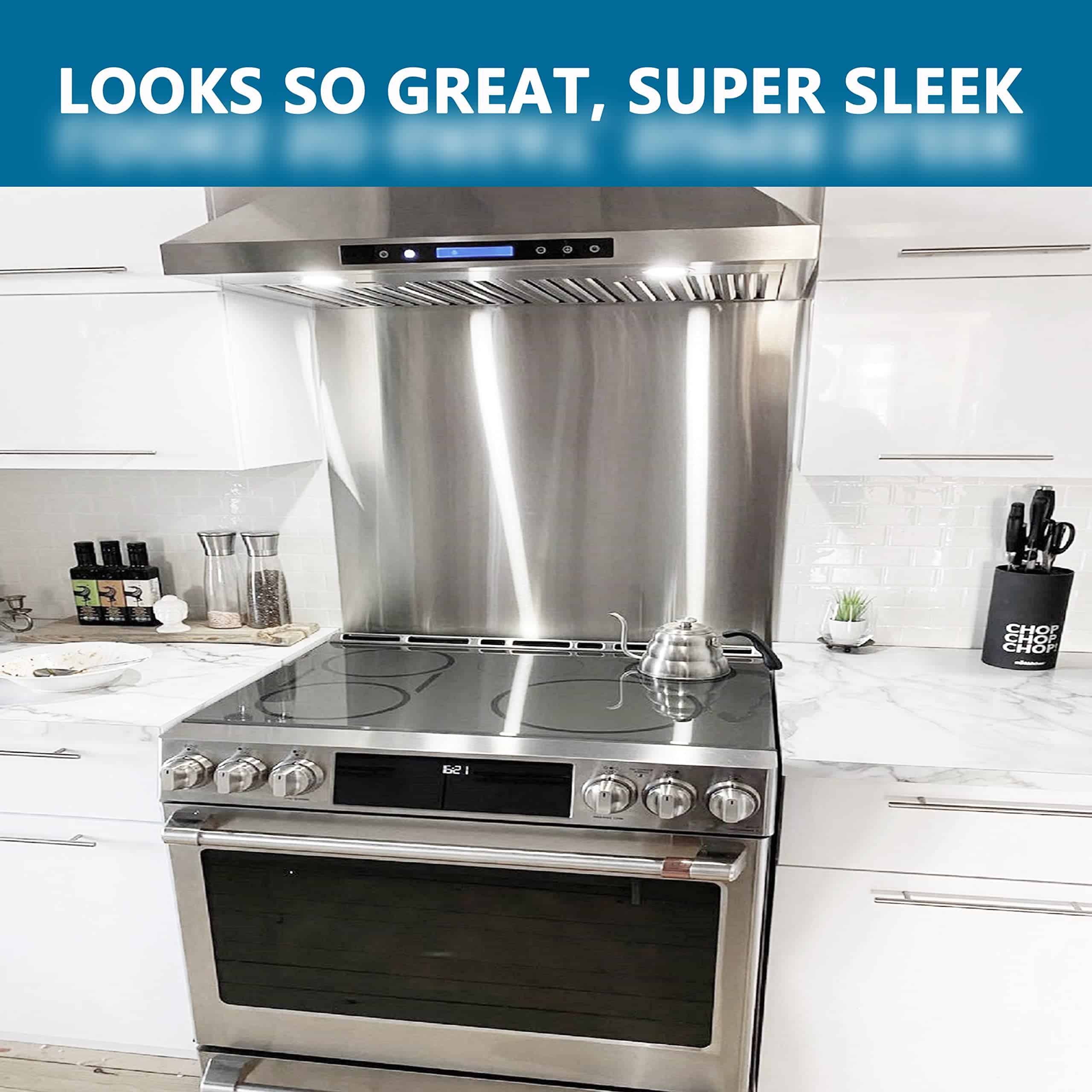 24" Por 30" Protector contra salpicaduras de acero - Imagen 3