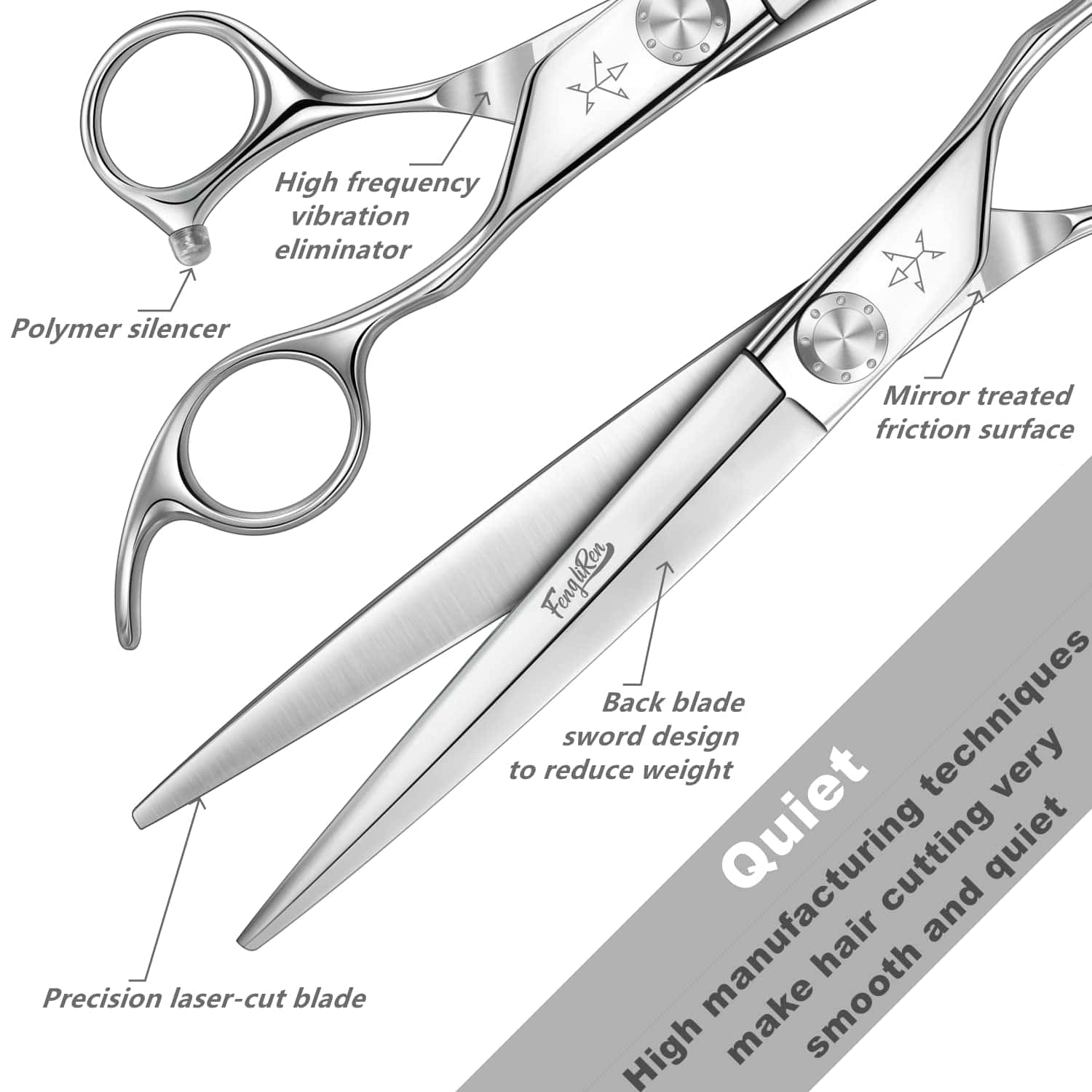 Tijeras de alta gama para el cuidado profesional de perros - Imagen 4