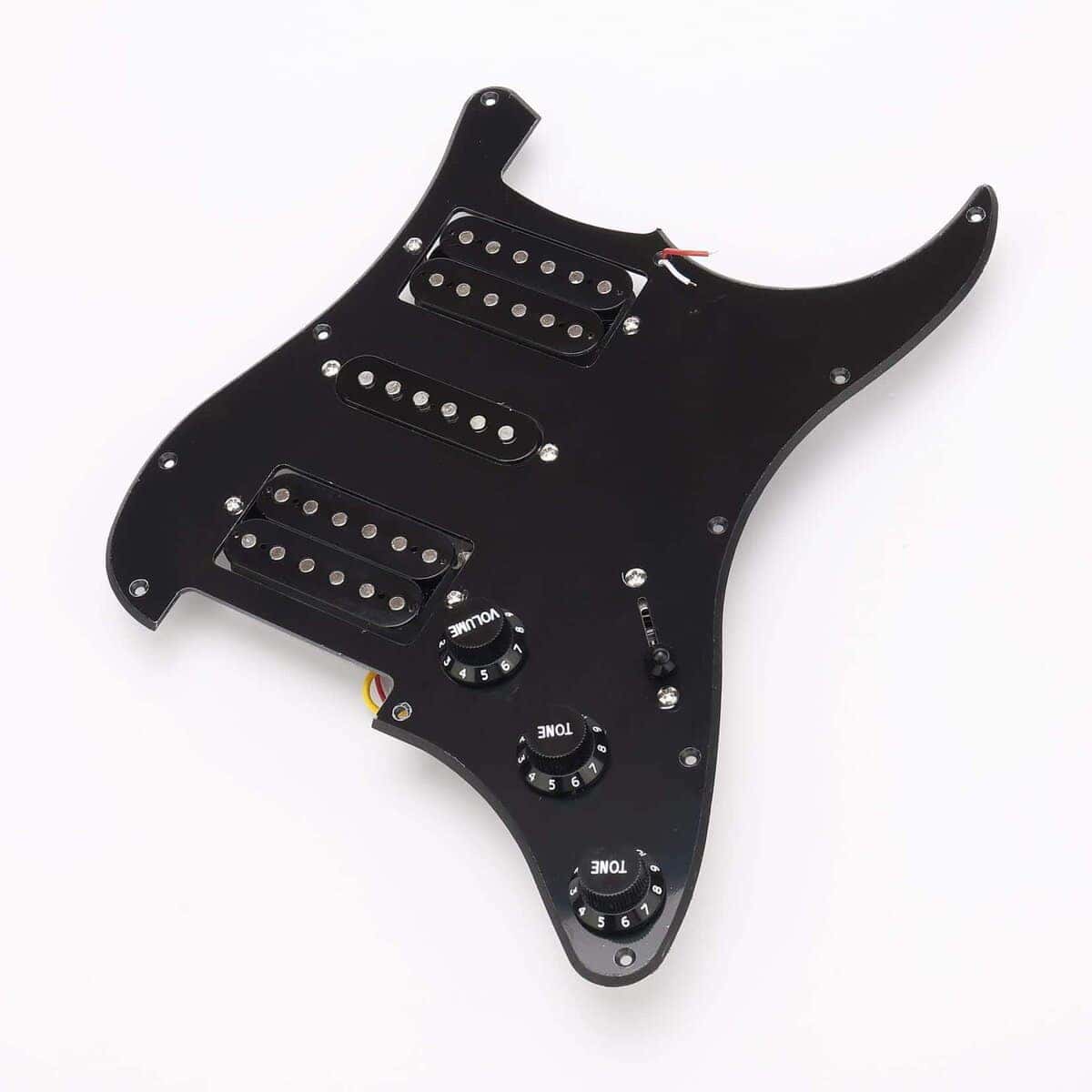 Unxuey 10 Agujeros Prewired Pickguard Guard Plate con - Imagen 5