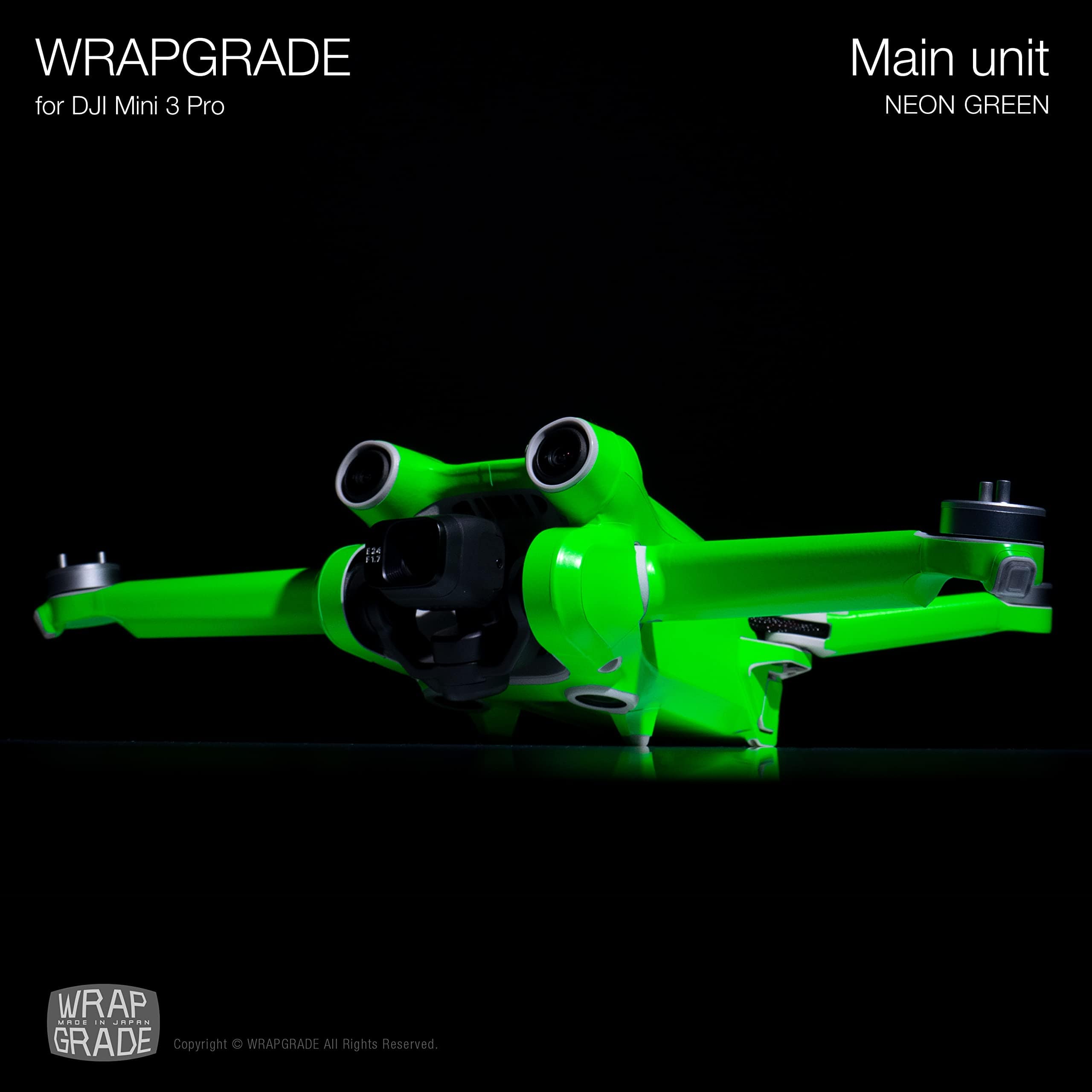 Calcomanías de piel WRAPGRADE compatibles -Verde neón - Imagen 6