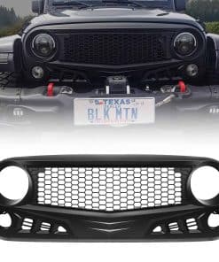 Parrilla Delantera con Rejilla de Malla Negro Mate Para