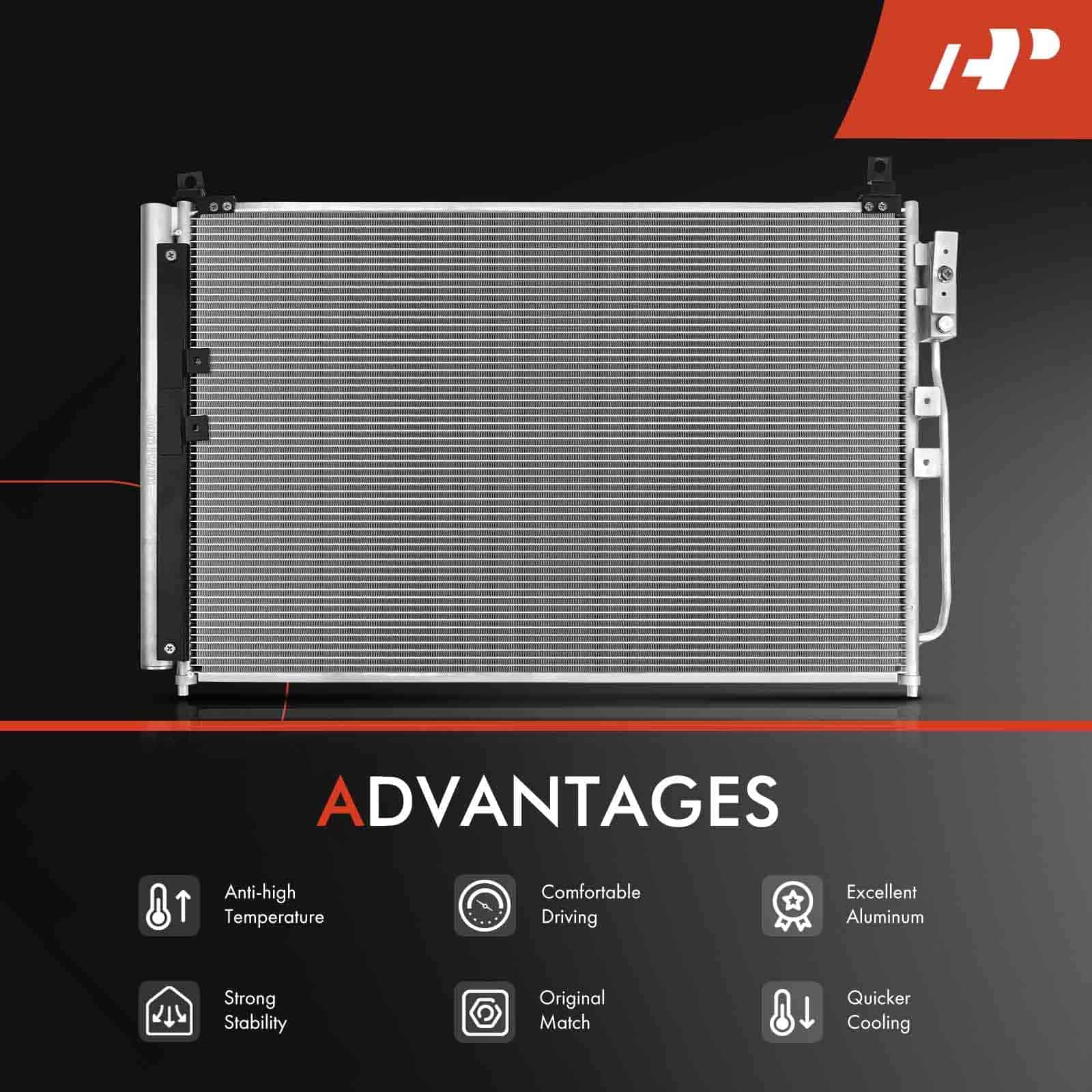 Condensador de Aire Acondicionado A-Premium Compatible con - Imagen 6