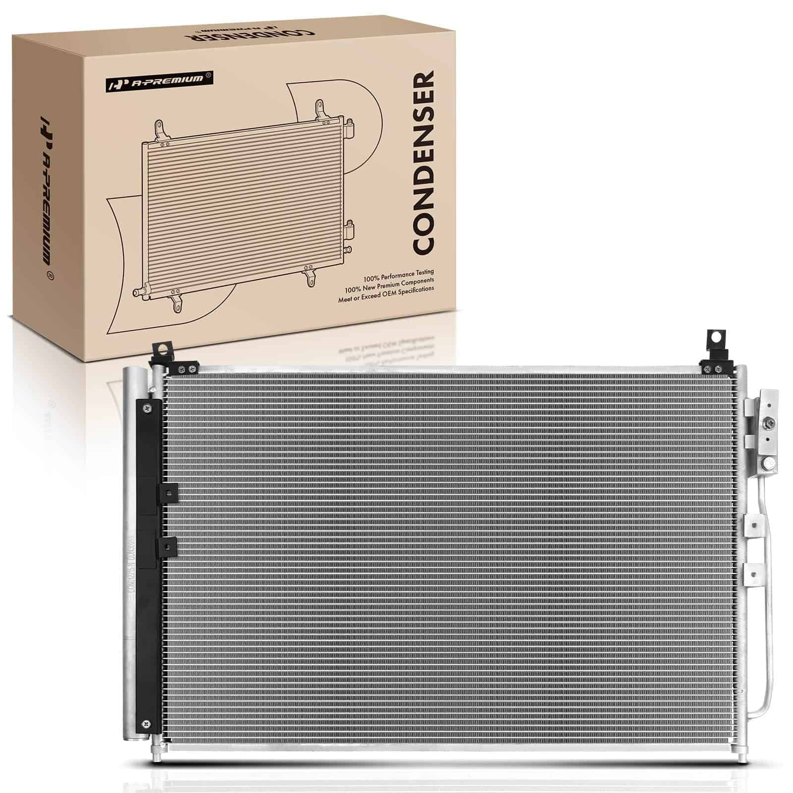 Condensador de Aire Acondicionado A-Premium Compatible con