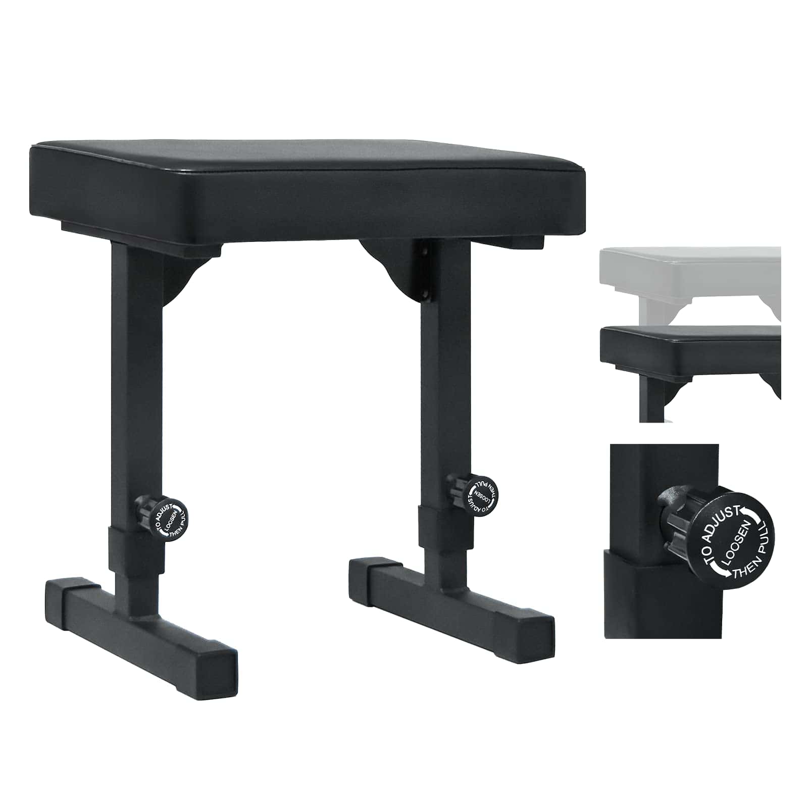 Taburete de Piano Ajustable OUKMIC, Banco de Teclado de