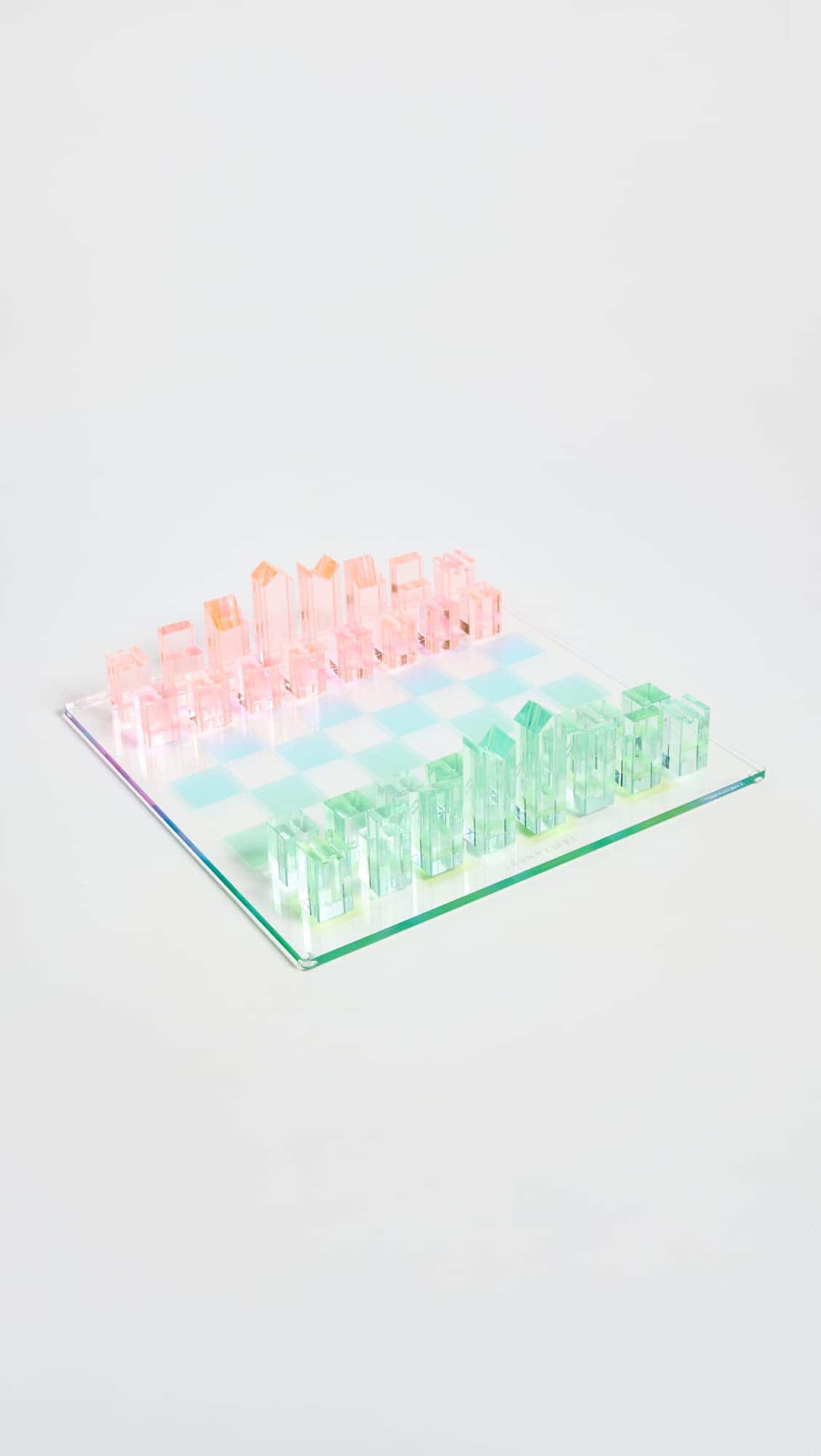 Juego de Ajedrez y Damas de Lucite Aurora para Mujeres de - Imagen 3