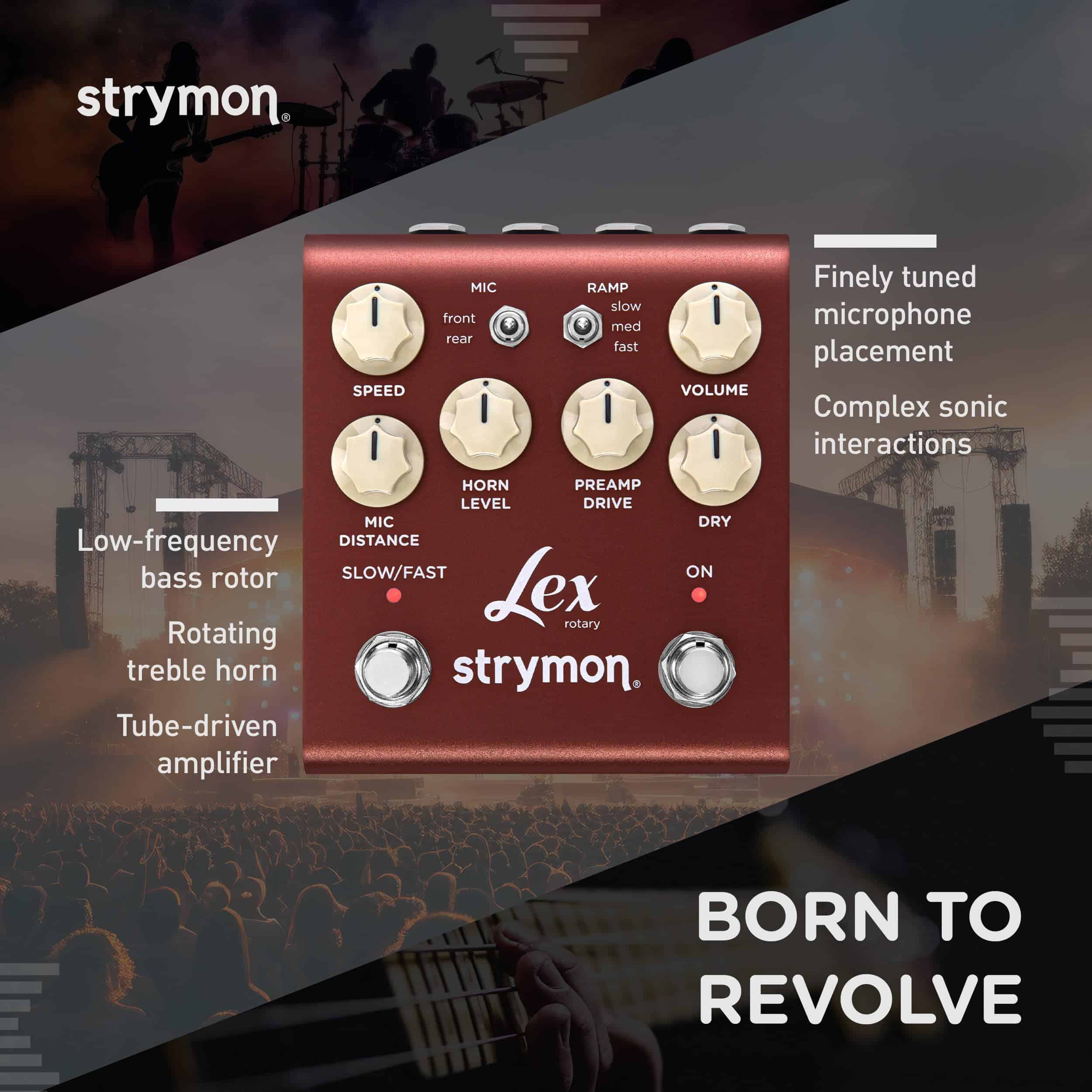 Pedal de Efectos de Guitarra Strymon Lex V2 Rotary Speaker - Imagen 6