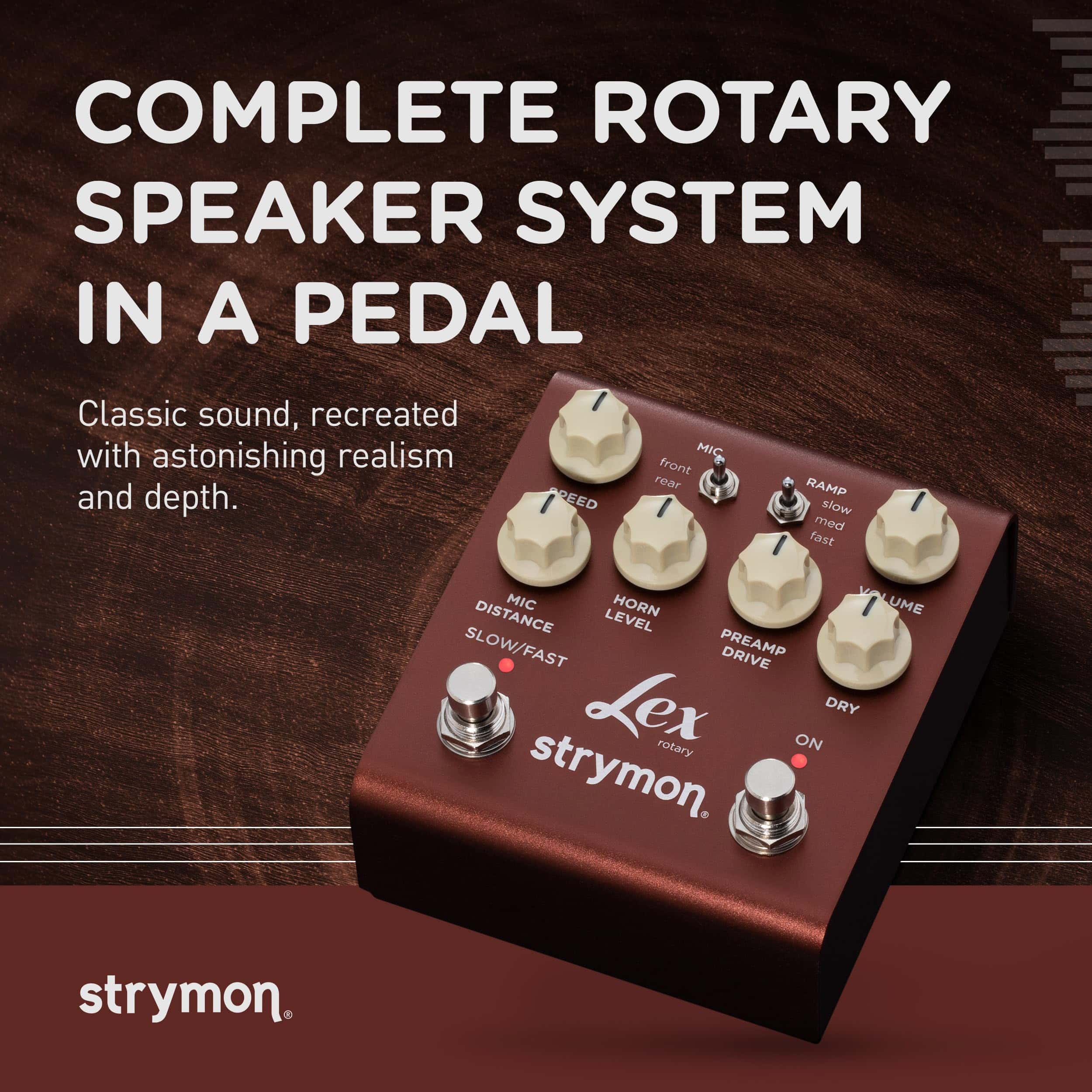 Pedal de Efectos de Guitarra Strymon Lex V2 Rotary Speaker - Imagen 3