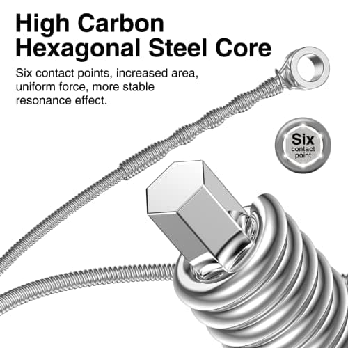 Cuerdas de Guitarra Eléctrica POGOLAB 6 Juego de Cuerdas - - Imagen 5