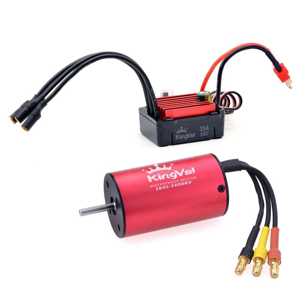 Motor sin escobillas impermeable KingVal 2845 2600KV con