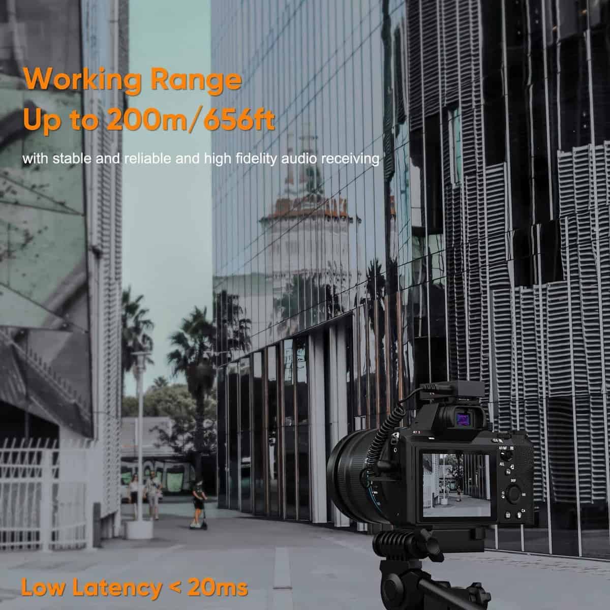 Micrófono inalámbrico de solapa COMICA Vimo C3 con - Imagen 9