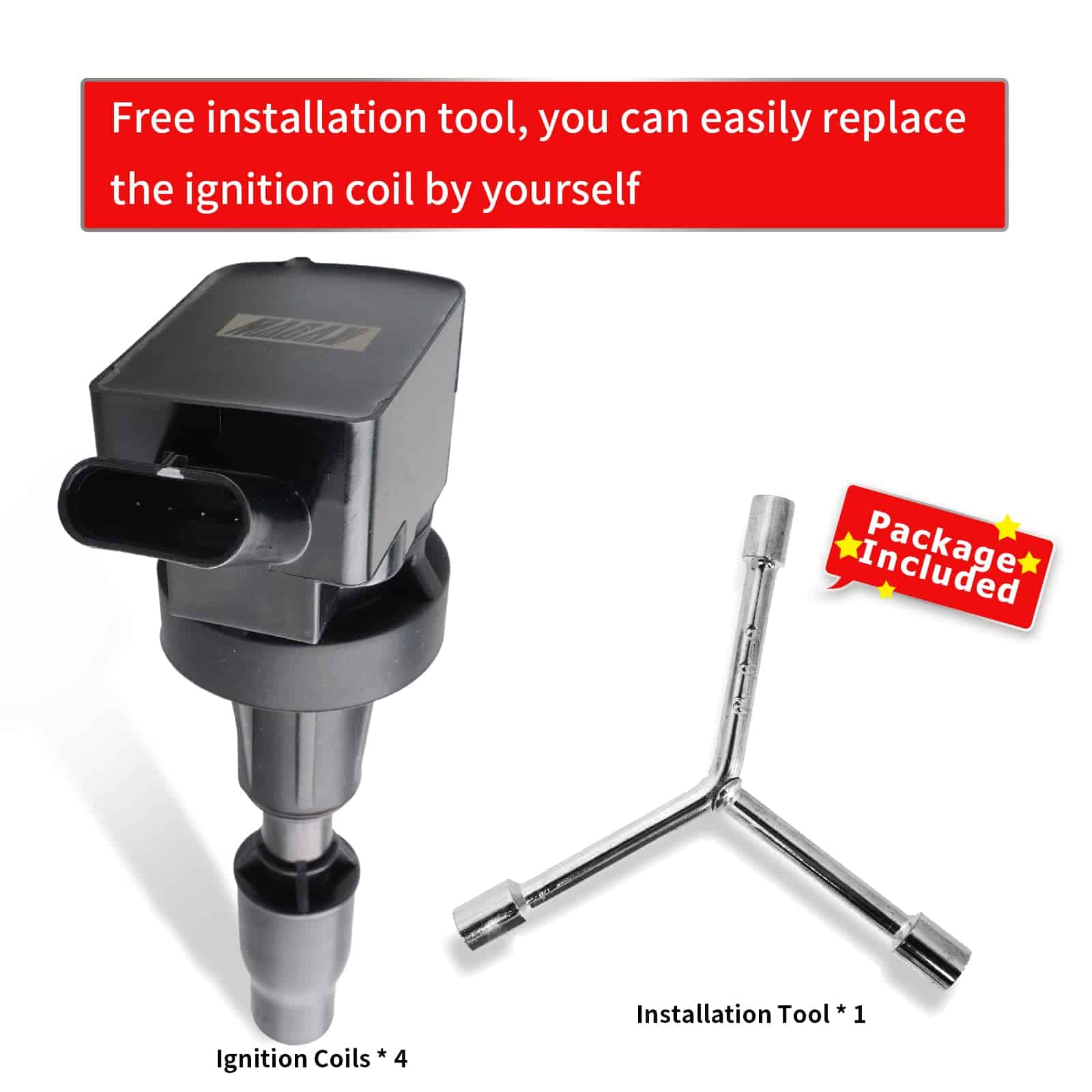 Conjunto de 4 Bobinas de Encendido UF764 GN10730 Compatible - Imagen 6