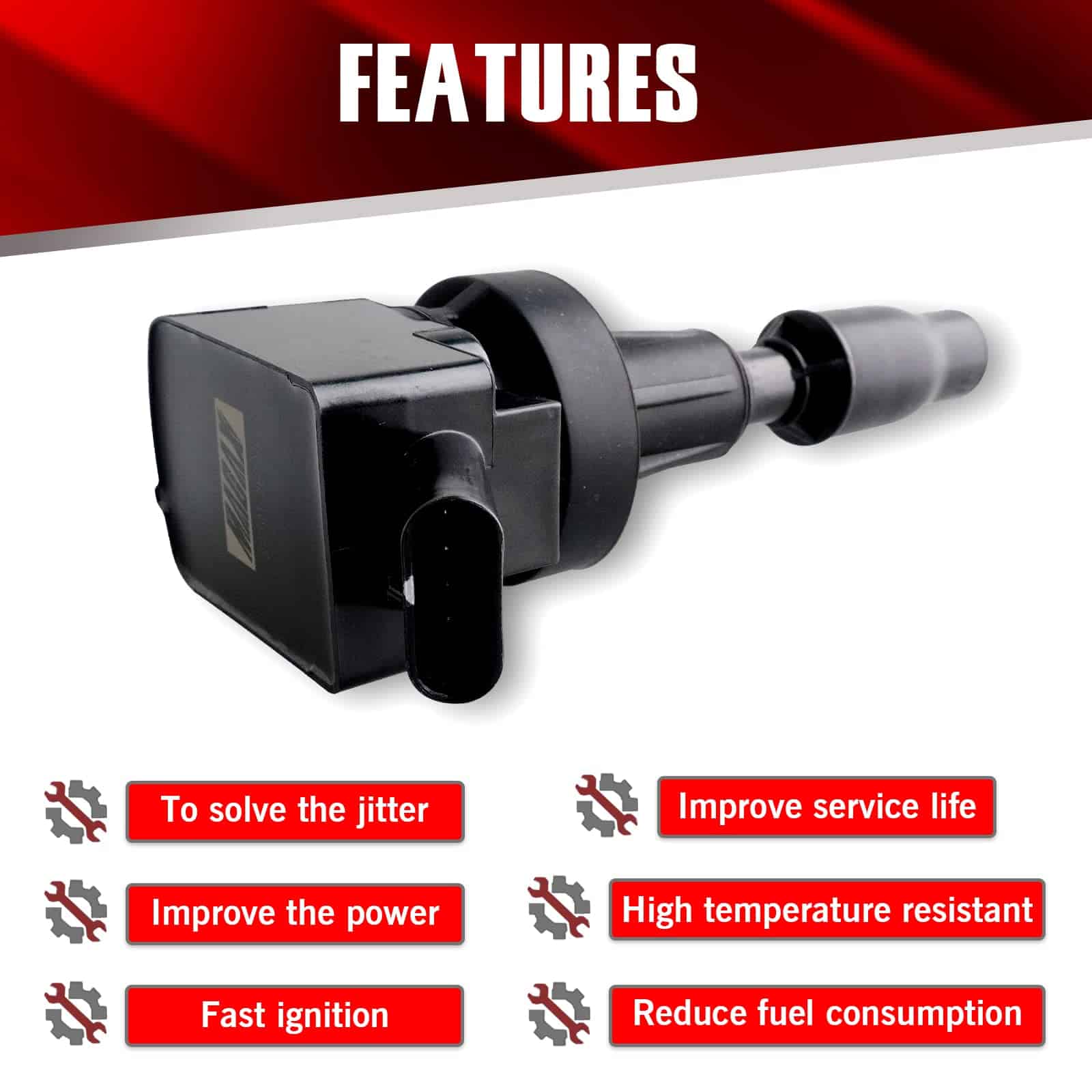 Conjunto de 4 Bobinas de Encendido UF764 GN10730 Compatible - Imagen 4