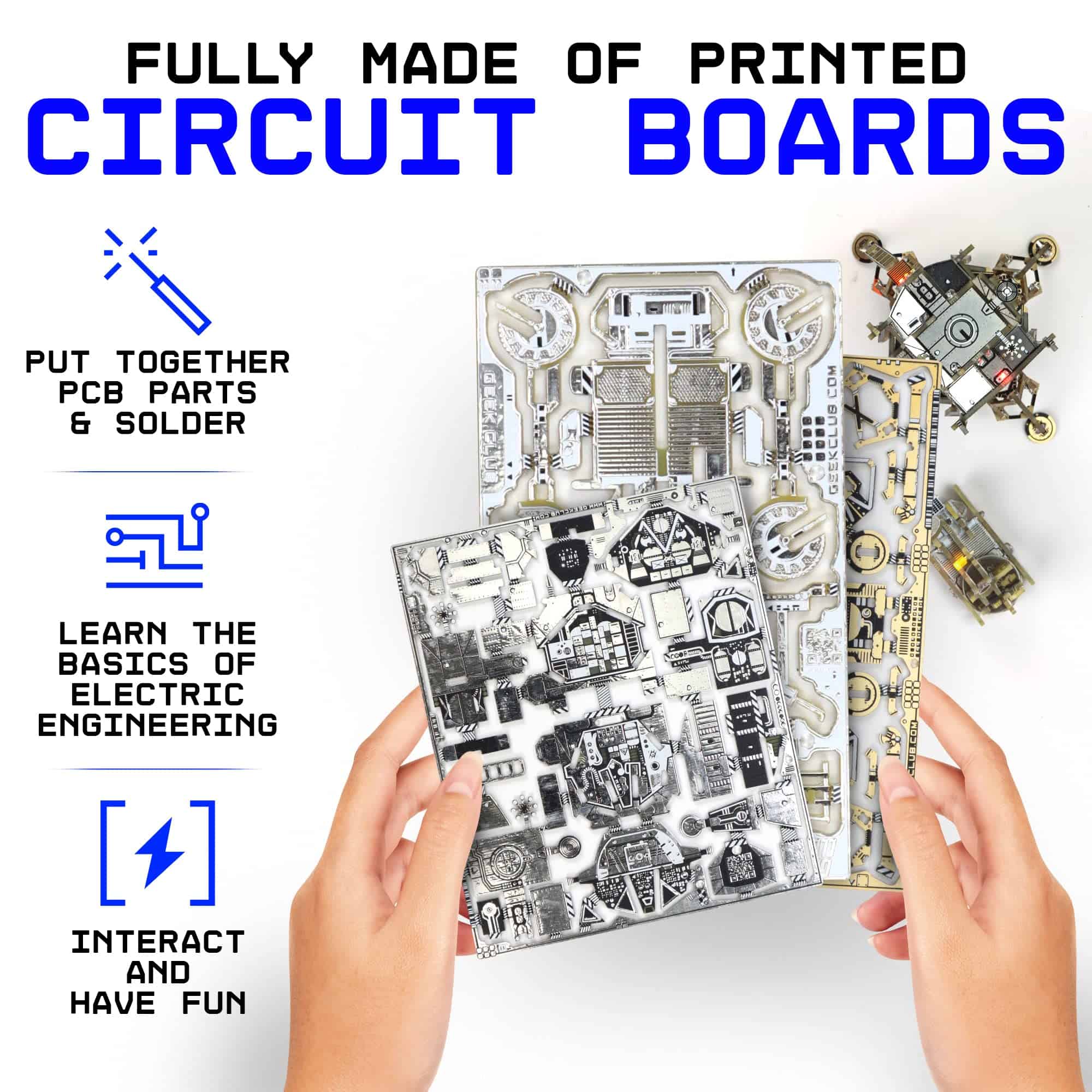 Kit de Ciencia Geeek Club DIY - Kit de Ciencia Electrónica - Imagen 4
