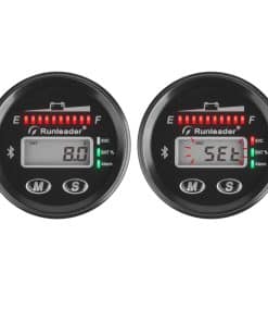 Indicador de batería LED Bluetooth Runleader de 12V a 48V,