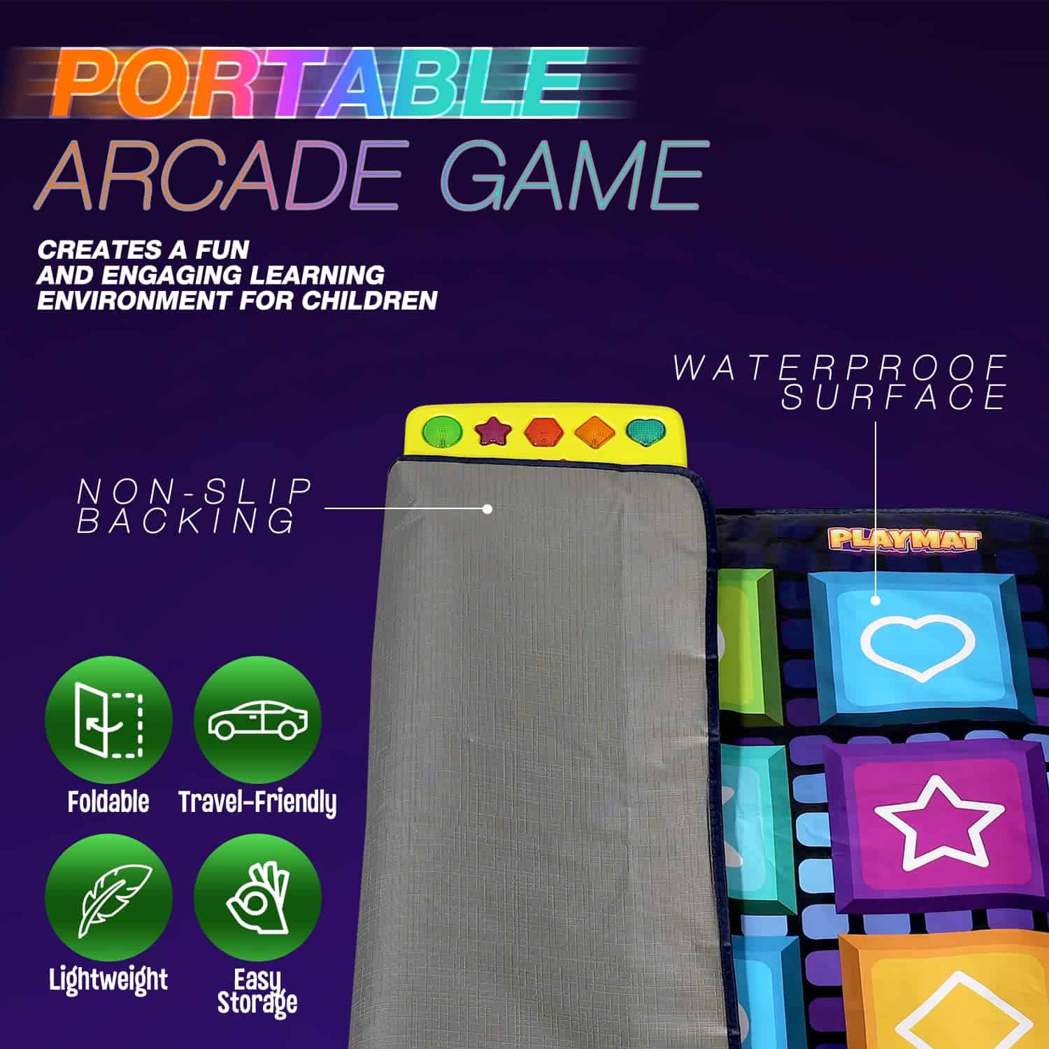 Tapete de baile Shape & Twist PlayRoute | 3 Juegos - Imagen 7