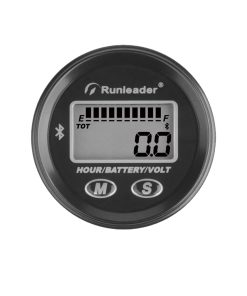 Medidor de nivel de batería Bluetooth LCD de 12V a 48V,