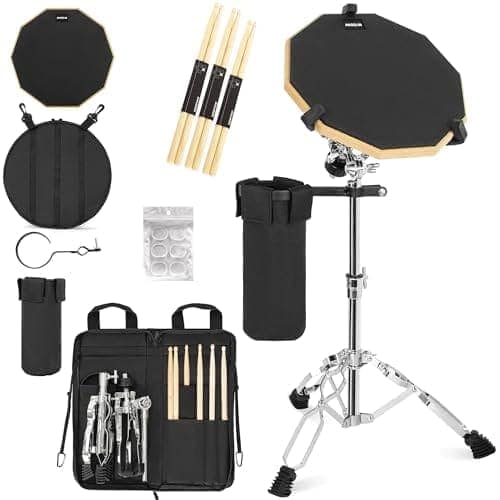 Set de Soporte de Pad de Batería AKOZLIN con Pad de 12'' de