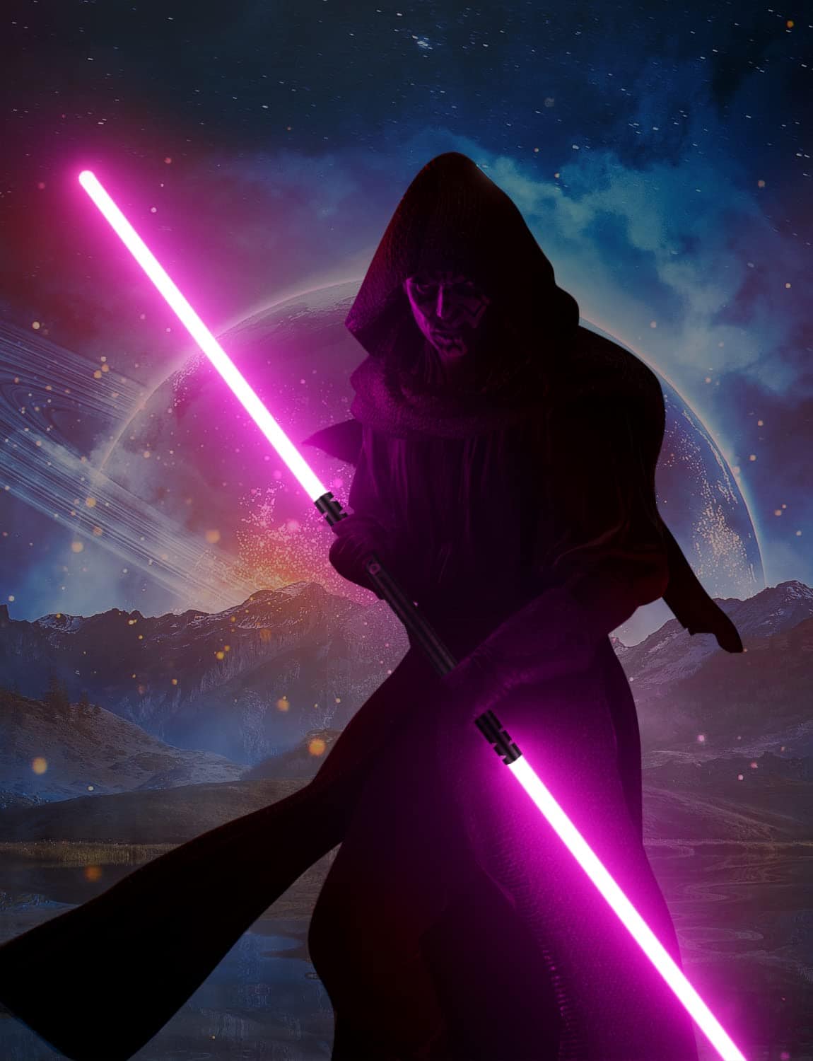 jvmusaber Lightsaber, Sable de Luz De Combate Doble Force - Imagen 8