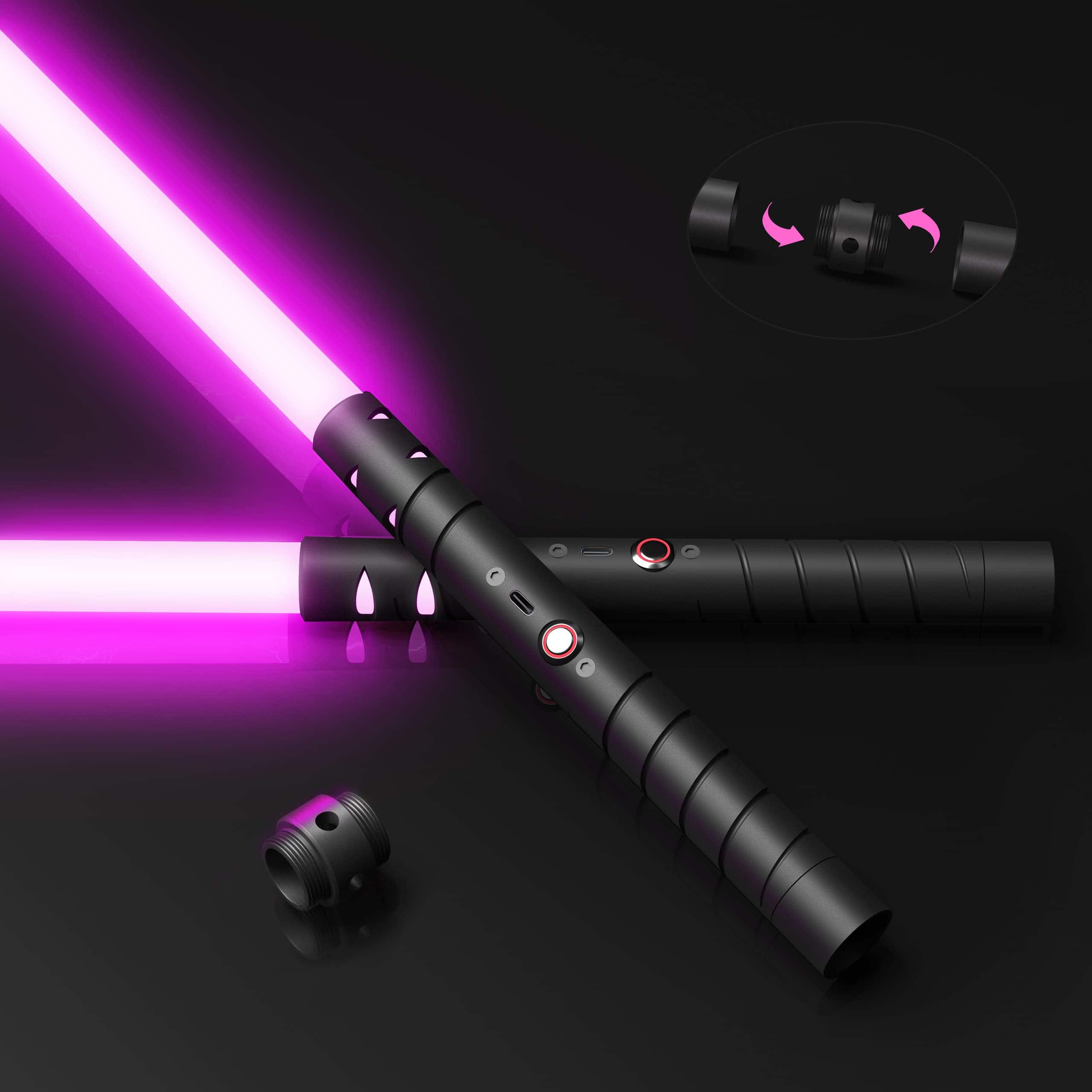 jvmusaber Lightsaber, Sable de Luz De Combate Doble Force