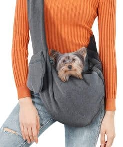 Bolso de transporte ajustable ZAKAPAWS para perros y gatos,