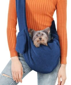 ZAKAPAWS Comfy Adjustable Dog & Cat Carrier Sling, Manos