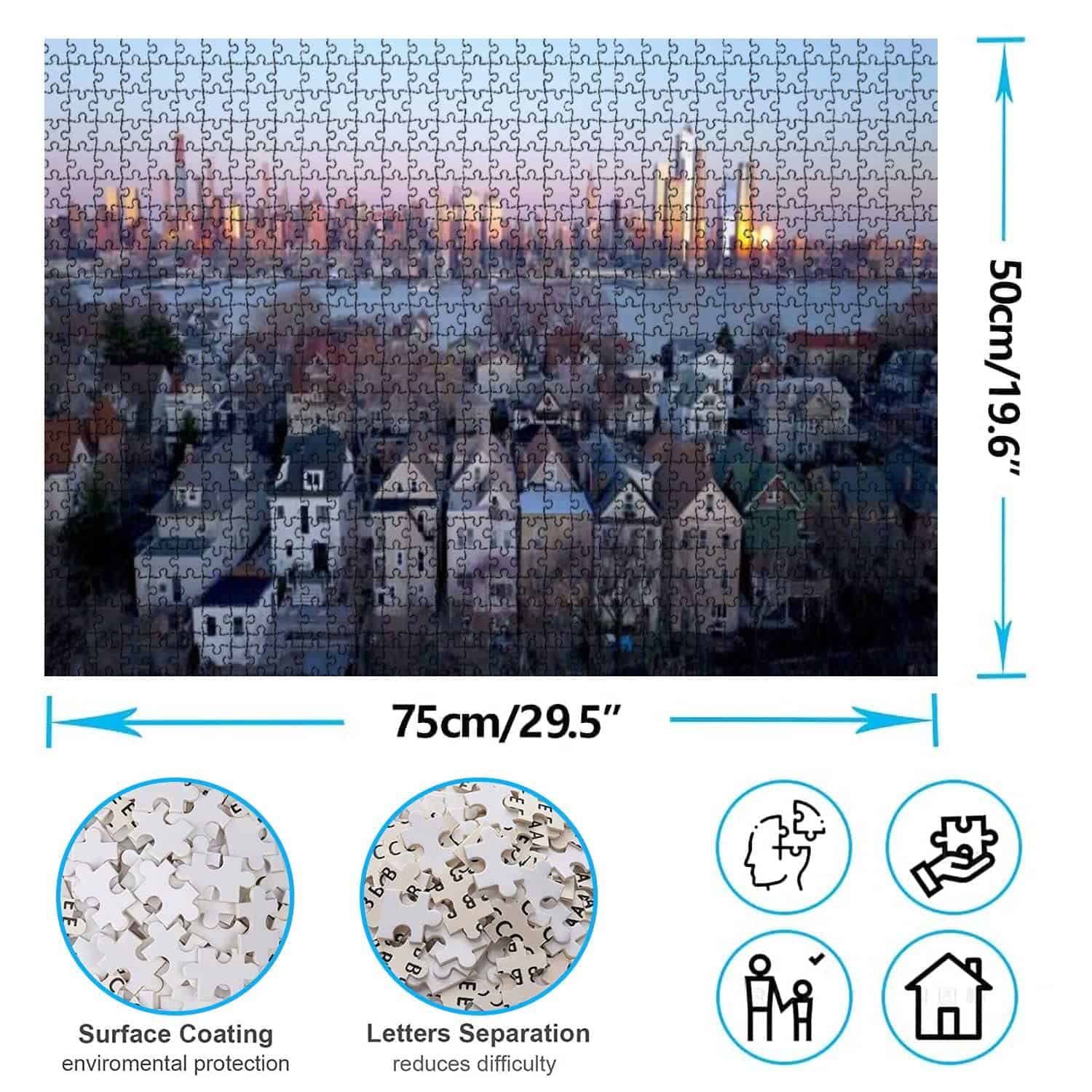 Rompecabezas de 1000 piezas para adultos y niños - NY desde - Imagen 5