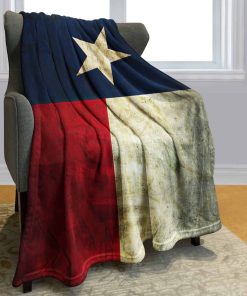 Manta YISUMEI Bandera del estado de Texas Suave y Acolchada