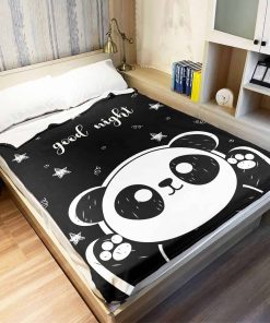 Manta de Panda de Dibujos Animados YISUMEI, Estampado de