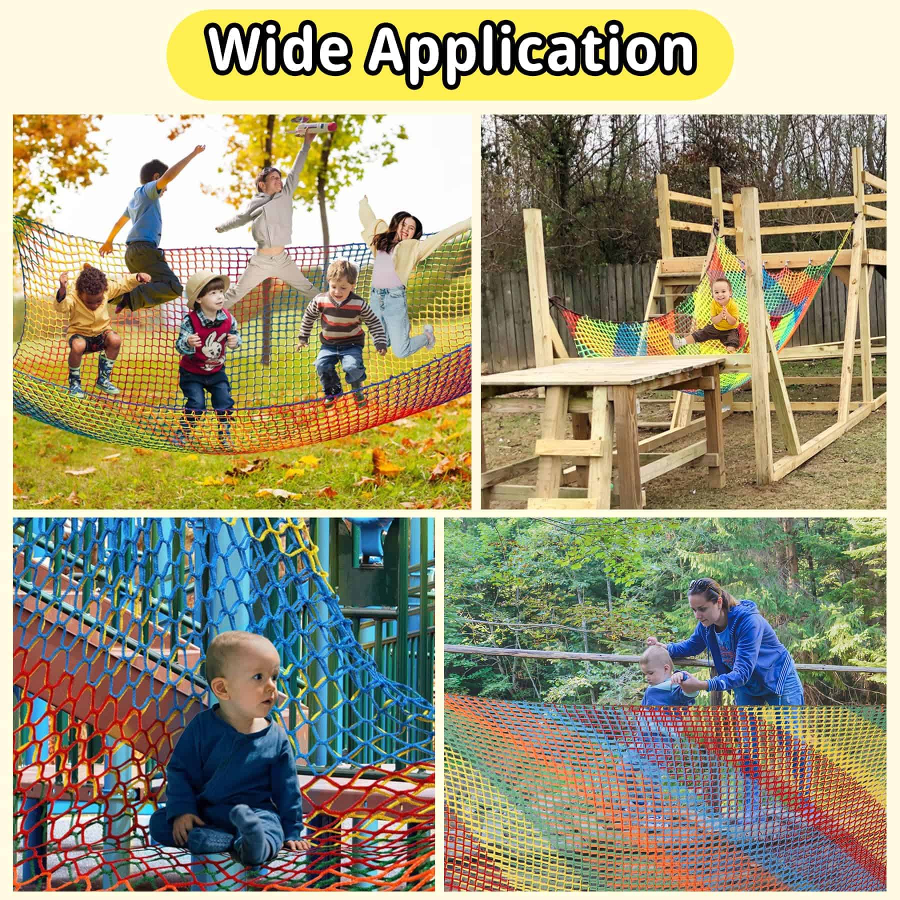 Red de seguridad para patio de juegos Toriexon 14.7' x - Imagen 10