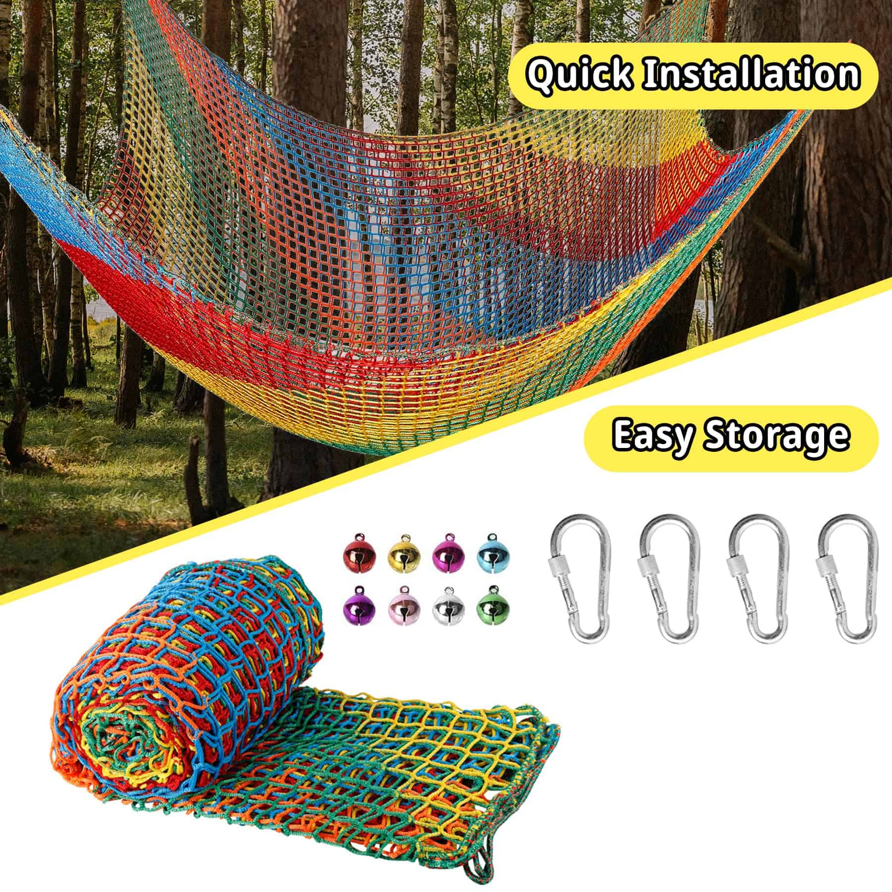 Red de seguridad para patio de juegos Toriexon 14.7' x - Imagen 8