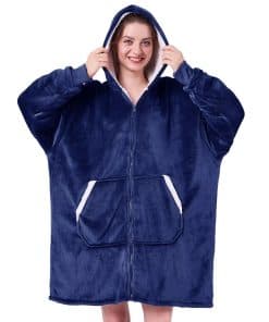 JOYWOO Manta Sudadera con Capucha, Manta con Capucha para