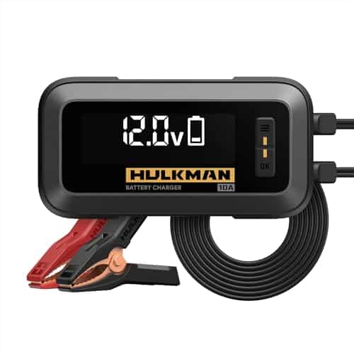 Cargador de batería de coche HULKMAN Sigma 10 Amp rápido y