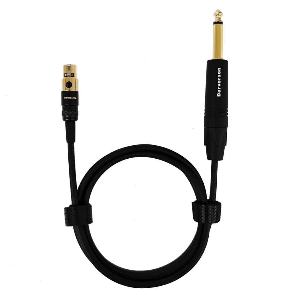 Cable de Instrumento Darverson 3-pin Mini XLR a 1/4 para