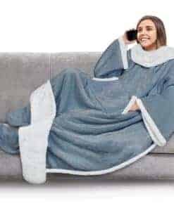 Manta PAVILIA con Mangas y Bolsillo para los Pies, Manta