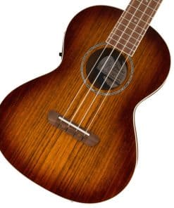 Ukelele Tenor Fender Rincon, Acabado Cognac Envejecido, con