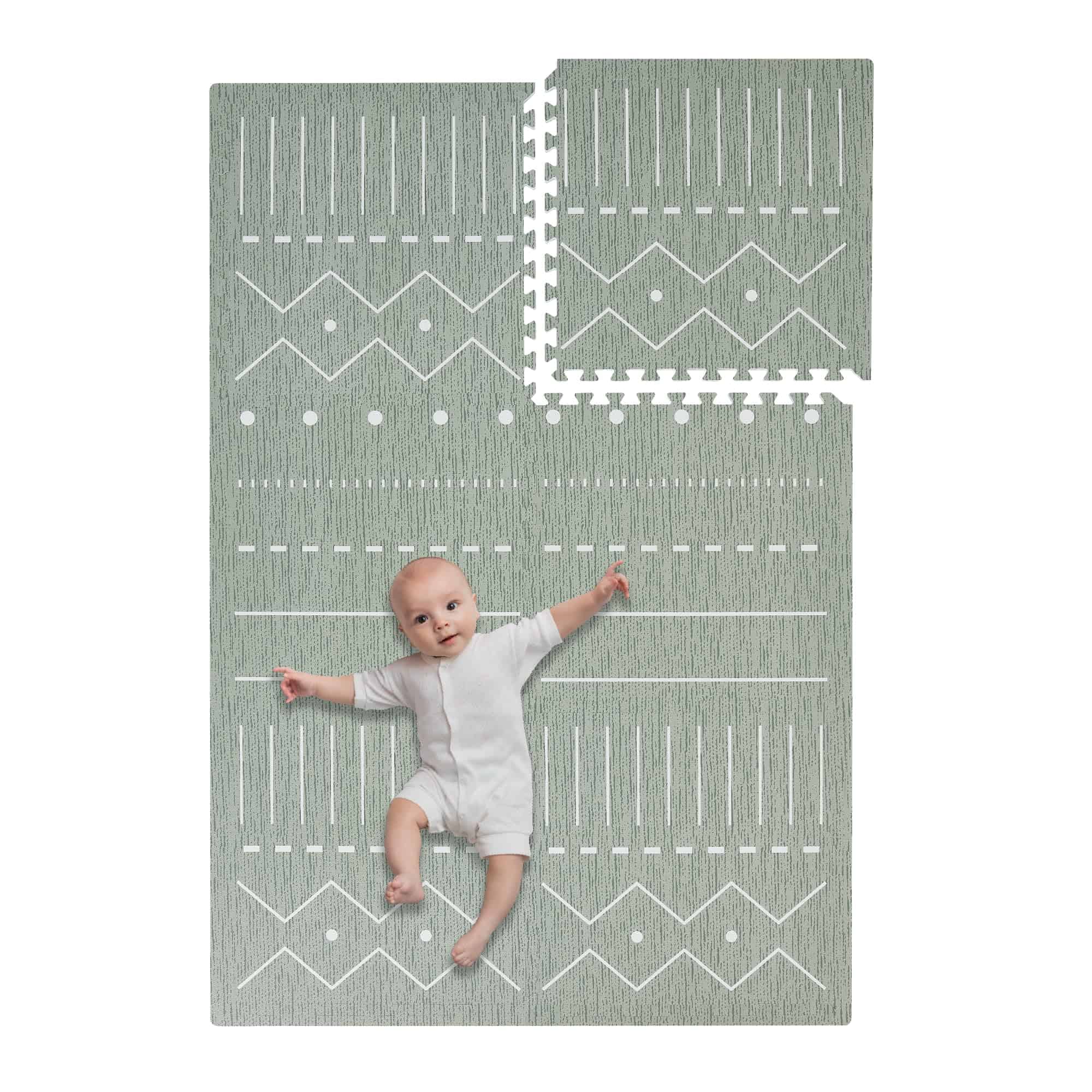 Tapete de Juego Toddlekind - Tapete de Espuma -Verde